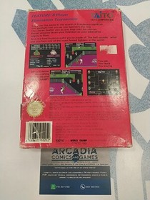 World Champ NES Nintendo Entertainment System  PAL A Scatola Rovinata