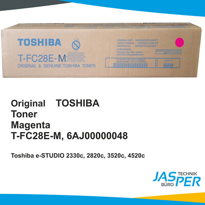 Original Toshiba Toner T-FC28E-M 6AJ00000048 Magenta eStudio 2330 2820 3520 4520