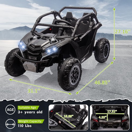 Can-Am 24V Ride on UTV Car Electric Toys 4WD Off-Road Quad, Best Gift for Kids - Picture 114 of 288