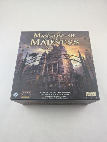 Mansions of Madness Board Game 2nd Edition Fantasy Flight Games 100% Complete