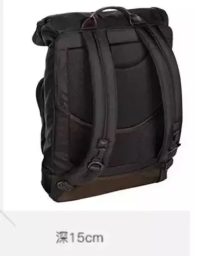 TUMI Luke Roll Top Rucksack Wasserdicht Schwarz Neu 222388D Exportprodukt - Bild 5 von 6