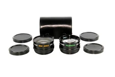 AMBICO VIDEO V-3100 TELEPHOTO 1,5X WIDE ANGLE 0,5X Lens Japan Optics