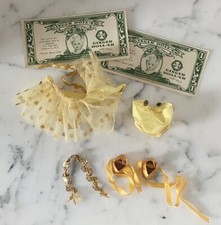 Vintage Cosmopolitan Ginger Yellow Dot Tulle Ballerina Outfit 331-159 in Box