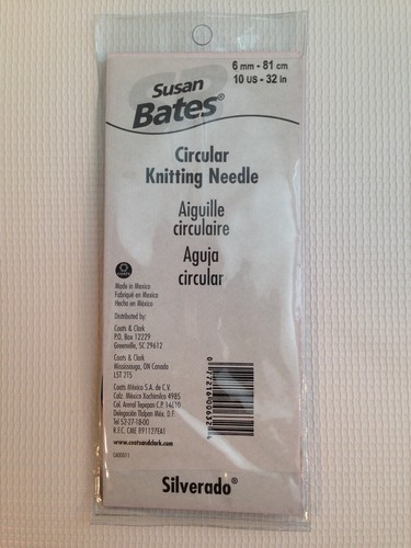 SUSAN BATES 20032 SILVERADO CIRCULAR KNITTING NEEDLES 6MM SIZE 10 BOX OF 3 NIOP - Picture 4 of 4