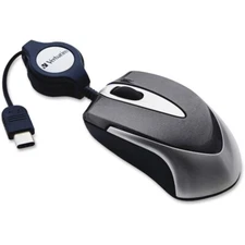 Verbatim Americas Llc 99235 Mini Travel Optical Mouse Usb-C Devices Black