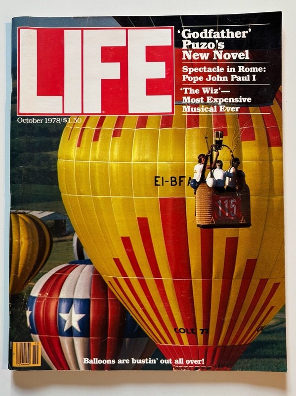 Life Magazine October 1978 Godfather Pope John Paul I 1979 Mustang Ad Balloons