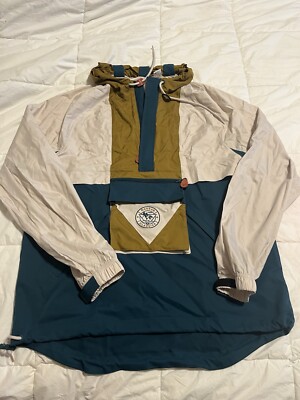 Used Reebok Classics Archive Anorak Jacket Men's Stucco Sportswear Outwear Top