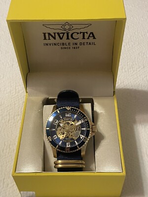 Invicta Objet D Art Automatic Men's Watch 42mm, Blue (27592