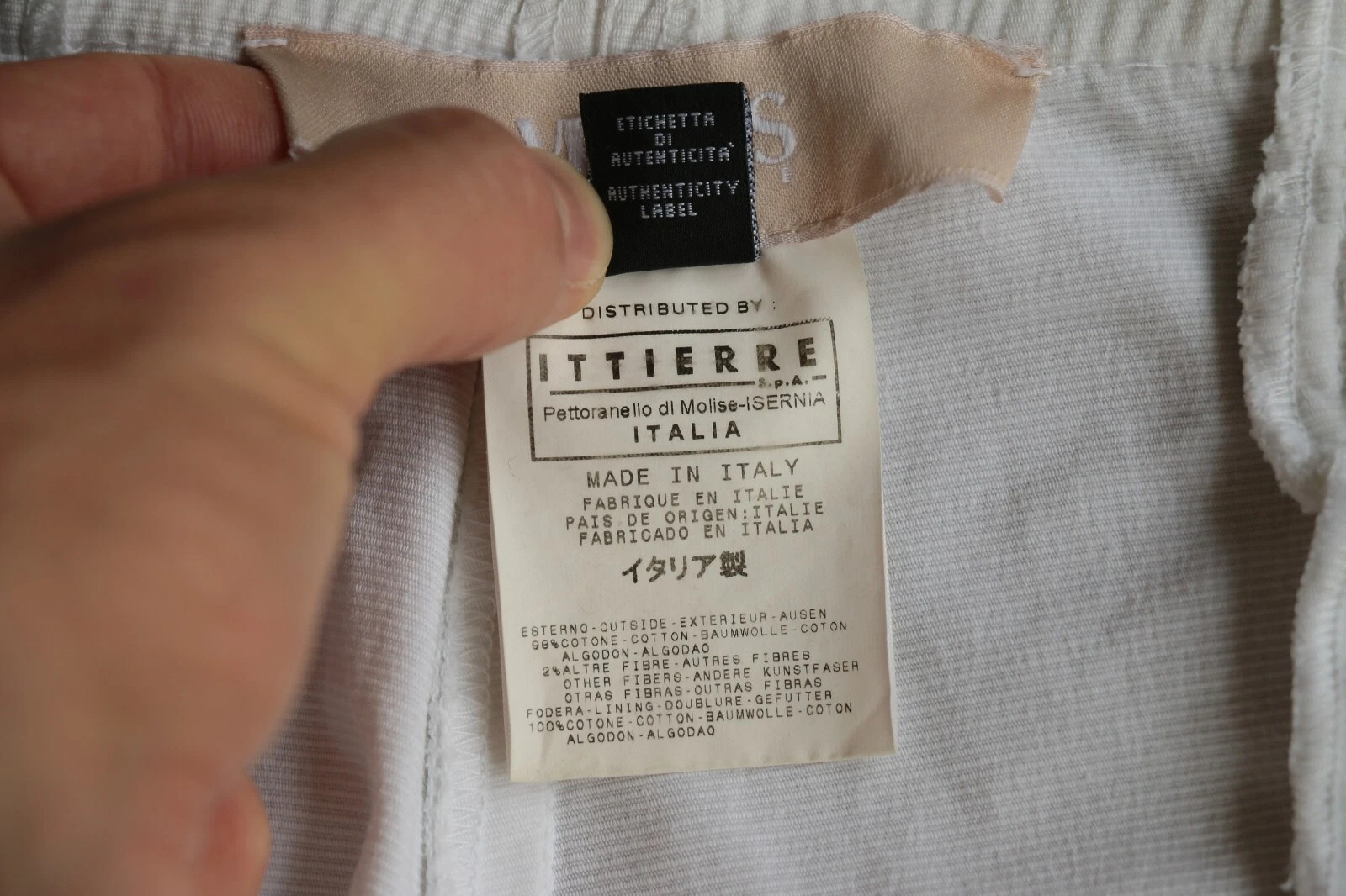 Pantaloni Vintage Versace Versus Donna Made in Italy Taglia 32