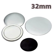 1-1/4" 32mm Rubber Magnetic Badge Button Maker Button Parts Crafting Tools