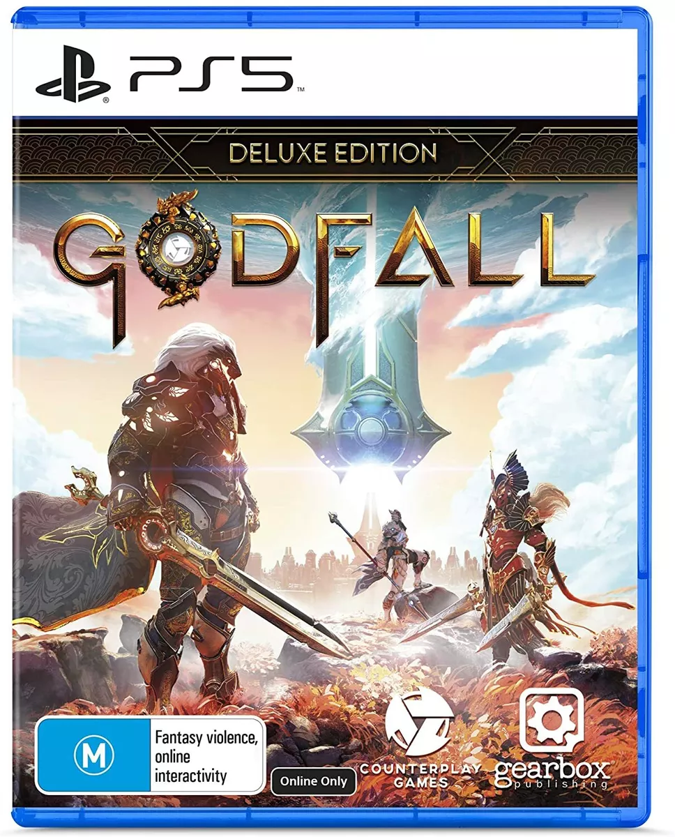 Godfall Deluxe Edition PS5 Playstation 5 MMORPG Online RPG Melee Action Game