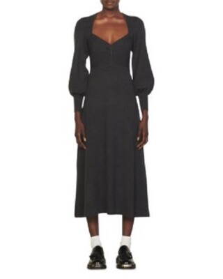 rib knit striped dress Patou main image 1