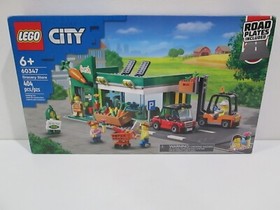 Lego City 2 set lot 60347 Grocery Store & 60345 Farmers Market Van *BRAND NEW!!*