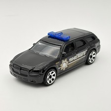 Matchbox Dodge Magnum Sheriff Black 2012 1:68 Diecast Car [I1]