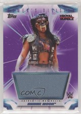 2021 WWE Women's Division Mat Relics Royal Rumble Purple 47/99 Ember Moon 0h1