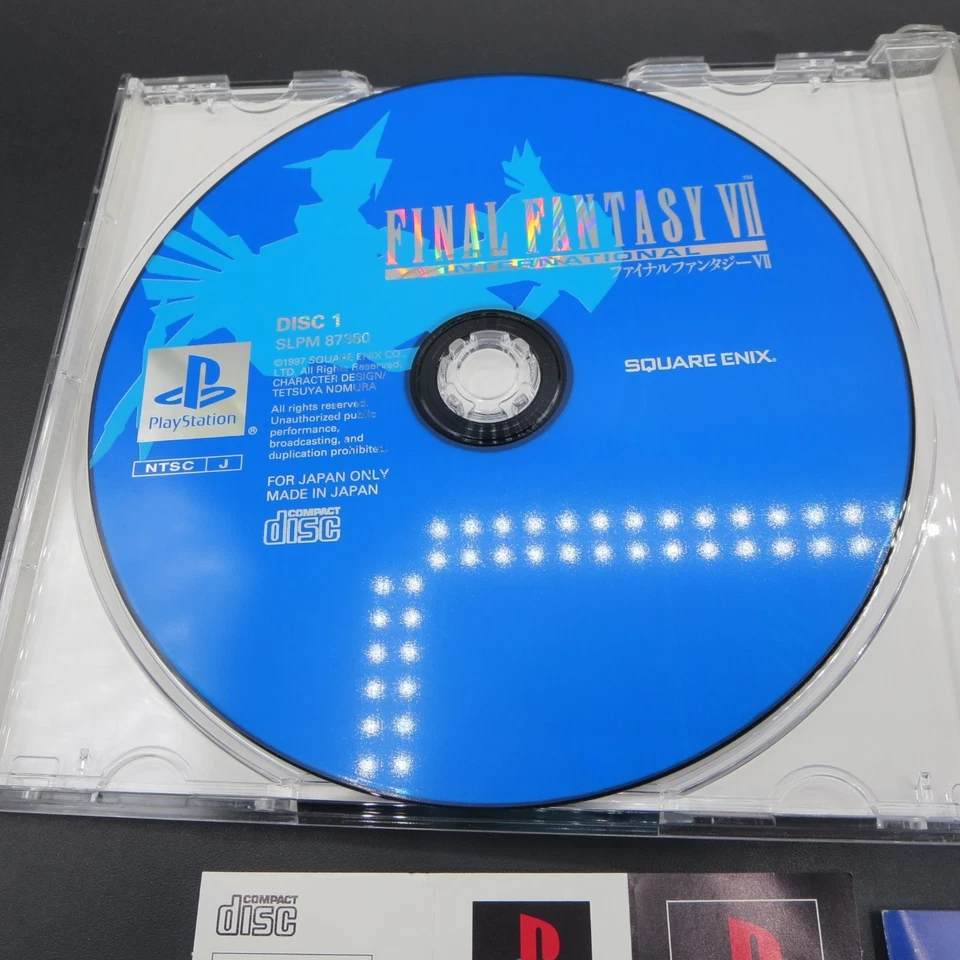Final Fantasy VII International Ultimate Hits PS1 with Spine Card Japanese - Image 4 of 4