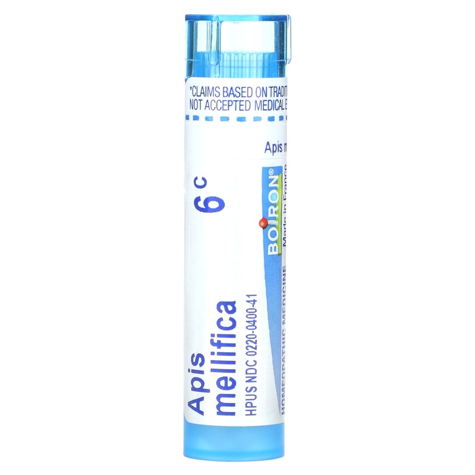 Apis Mellifica, 6C, Insect Sting/Allergy Relief, Approx. 80 Pellets