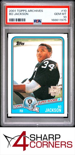Bo Jackson #10 2001 Topps Archives card