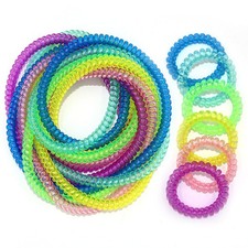Chew Necklaces for Sensory Kids 12 Pack, Chewy Necklace Stretchy Coil Bracelet
