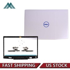 New For Dell G3 15 3590 LCD Back Cover White 03HKFN Front Bezel Hinges Screws