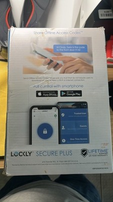 Lockly PGD628F Secure Plus Smart Lever Lock Fingerprint