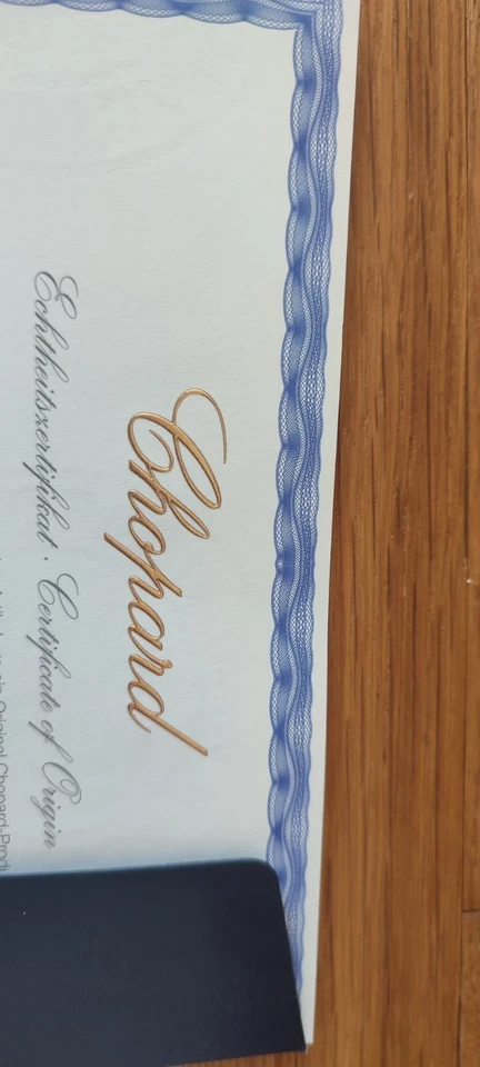 Chopard ❤️ Herz Ring Happy Diamonds 750 Weißgold Diamant Goldring Zerti & Box - Bild 4 von 4