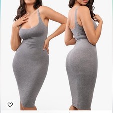 SHAPELLX Shaper Dress Bodycon Party Dress Tummy Control Dress Size M-L