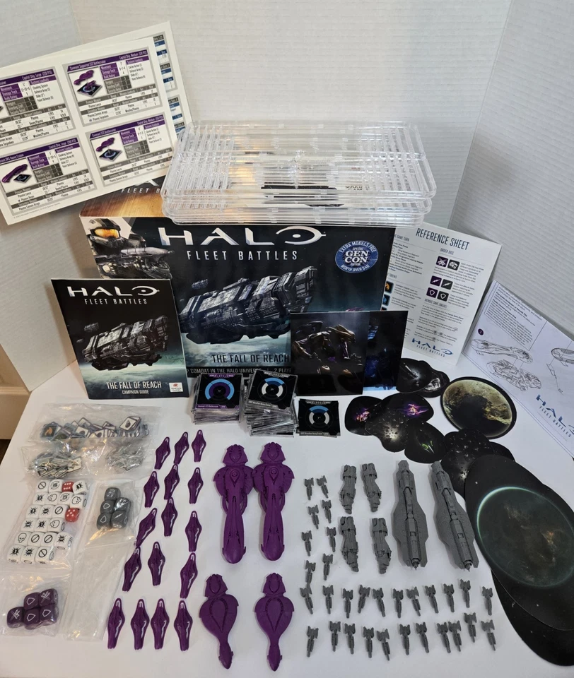 Halo Fleet Battles The Fall Of Reach 2 Player Battle Box Gen Con Edition Game - Image 2 of 4