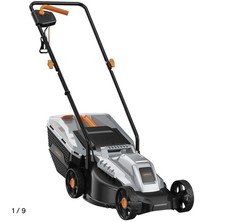VonHaus 1200W Electric Lawn Mower 32cm Corded Rotary Mower 30L 3500227.1