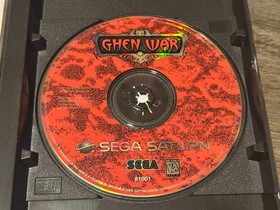 Ghen War Sega Saturn Complete CIB w/Reg Card Authentic Very Good Shape