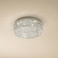 Lucande Led Deckenleuchte 'Felias' (Modern) In Chrom (1 Flammig, ) - Lampe, LED-