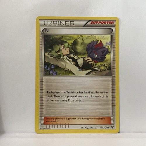 Pokemon TCG N (Supporter) 105/124 Uncommon Fates Collide LP