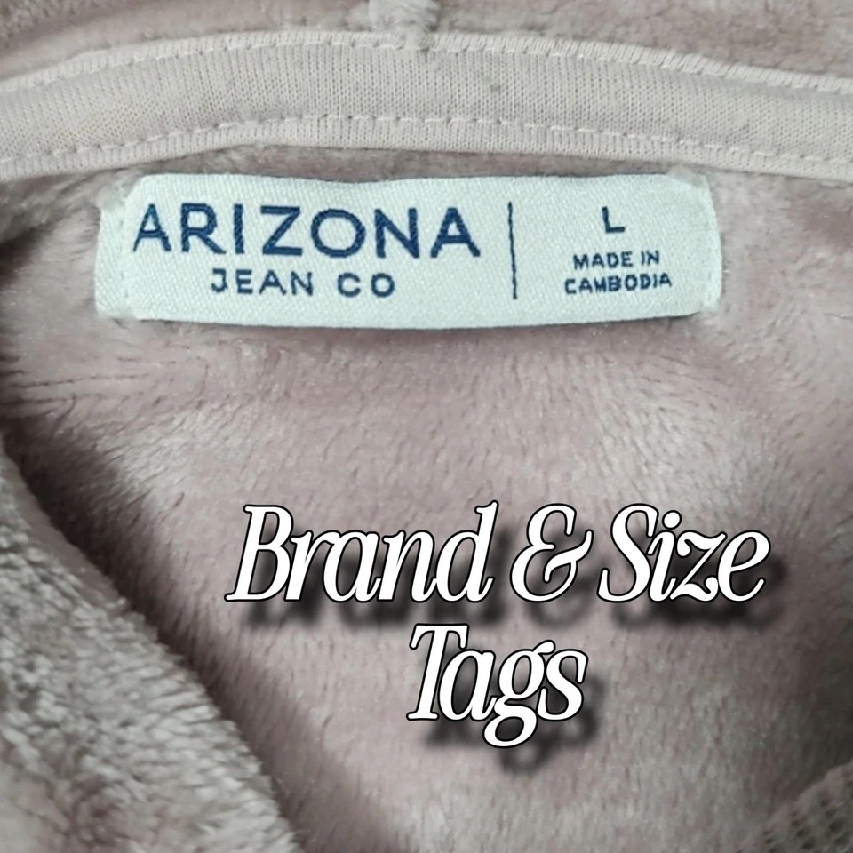 Sudadera con capucha Sherpa de felpa rosa recortada AriZona suave de piel sintética para mujer talla grande Foto 3 de 4