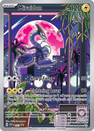 Pokemon Miraidon Scarlet & Violet: Black Star Promos 013 Holofoil NM Promo
