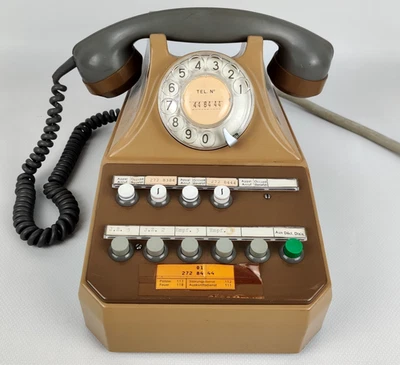 Autophon Diensttelefon Schweiz 60er 70er Wählscheibentelefon Tfg 3-36.1050 (1) - Bild 1 von 4