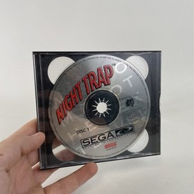 🔥Night Trap (Sega CD, 1992) Authentic Disc Only 1 & 2 TESTED!🔥