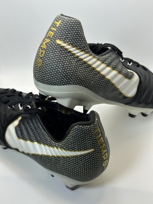 Nike Tiempo Legacy III Size Men s US 12 FG Soccer Cleats Black White 897748-002
