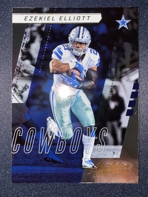 Ezekiel Elliott 2017 Panini Absolute #15 FOOTBALL Card Dallas Cowboys