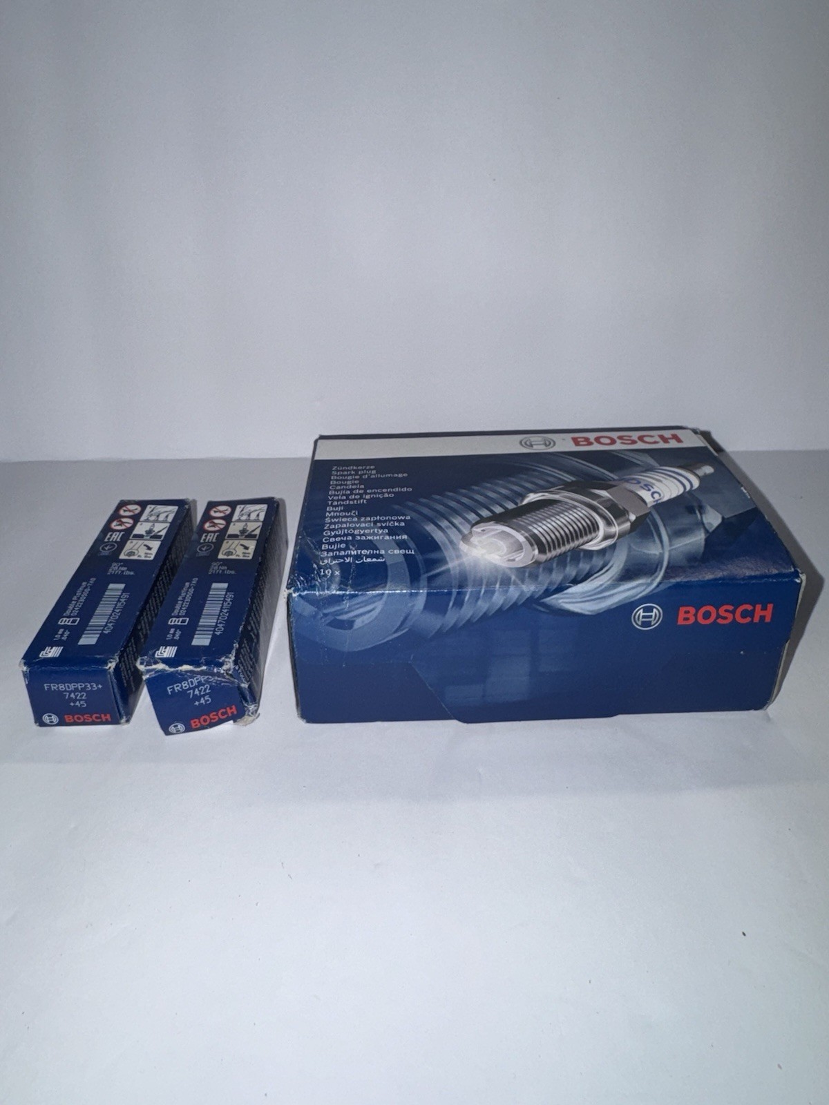 NEW For Mercedes OEM Bosch Spark Plugs FR8DPP33 set of 12