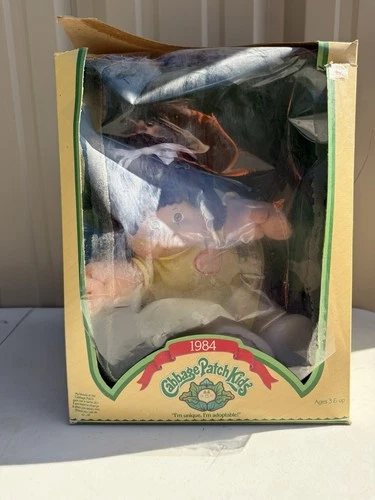 1985 Cabbage Patch Doll Jill Leonie With Original Box
