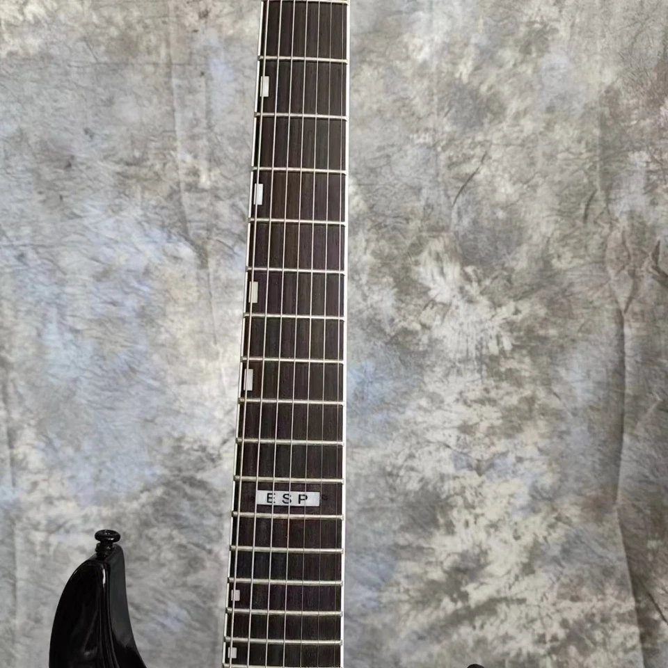 Guitarra Eléctrica 7 Cuerdas Black Burst Cuerpo Sólido FR Bridge Diapasón de Palisandro Foto 3 de 4