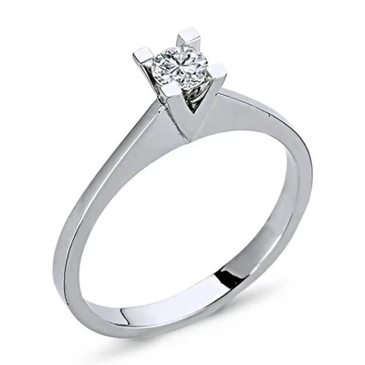 0,20 Carat Diamant Meisterwerk 14 Karat Weißgold - Bild 1 von 3