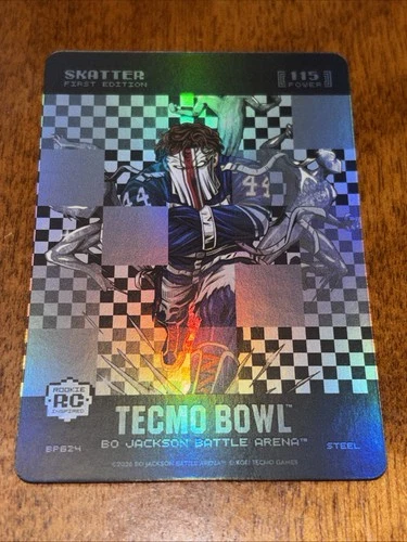 Bo Jax Battle Arena Tecmo Bowl Skatter Cam Skattebo Big Pixel 115 Power BF624