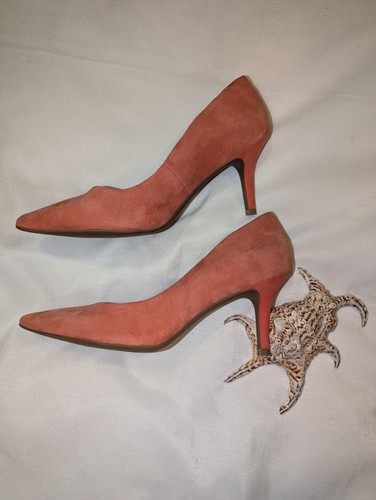 Alfani Step Flex Suede Pumps Coral Color Style name JEULES Size 8W - Picture 2 of 11