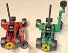 Lego Technic Two Battle Cars (8241) from 2001 Vintage With Booklet - No Box
