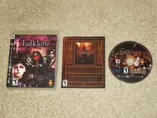 MINT Shape! Folklore Playstation 3 PS3 100% Complete in Box RPG Fast Ship CIB