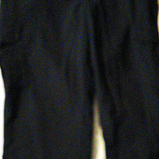 Dickies 874 Black Cotton Twill Overalls Pants 32W Straight Flat Front