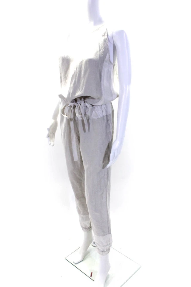 Женский комбинезон Young Fabulous & Broke без рукавов с зауженной талией бежевый размер XS - Изображение 2 из 4