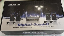 VocoPro Digital-Quad-B4 - Four Channel Wireless Mic set with 4 channel mic cable