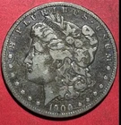 1900S US Morgan SILVER Dollar! Lower Mintage! "San Francisco" Mint! FINE!